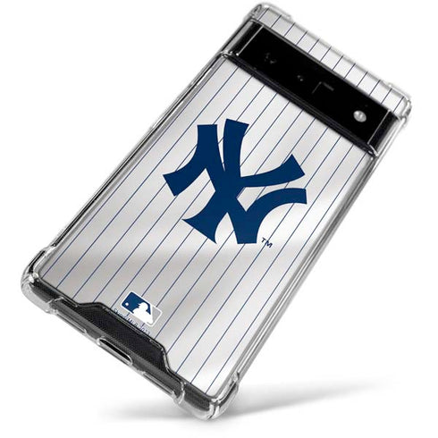 MLB New York Yankees Home Jersey Google Pixel 6 Clear Case
